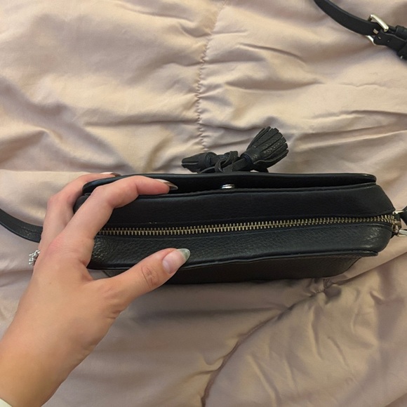 Kate Spade Black Textured Crossbody Bag - Picture 6 of 8